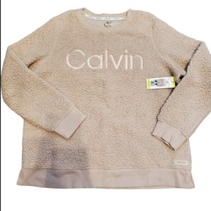 ❗NWT❗Calvin Klein sherpa pullover